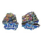 2PC Italy Fridge Magnet Refrigerator Sticker Decor Resin Souvenir
