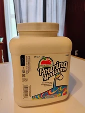 Apple Barrel Satin Finish Paint Pouring Medium - 7189E (Clear) 64 fl oz [G3F]