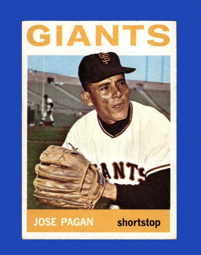 1964 Topps Set-Break #123 Jose Pagan EX-EXMINT *GMCARDS*