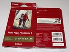 LOT of 2 Canon Photo Paper Plus Glossy II PP-301 Inkjet 100 Sheets NEW 4X6
