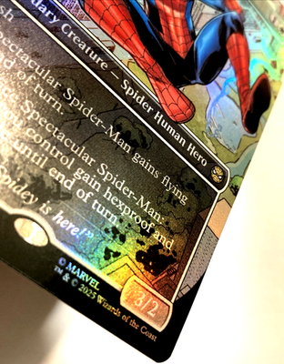 MTG Spectacular Spider-Man (Borderless Foil) Marvel's Spider-Man