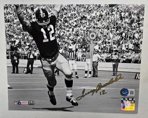 Terry Bradshaw Signed Pittsburgh Steelers 8x10 Photograph Beckett Autograph B&W