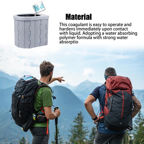 50pcs Poo and Urine Absorbent Gel Deodorization Liquid Waste Gelling Tool - Foto 7 di 12