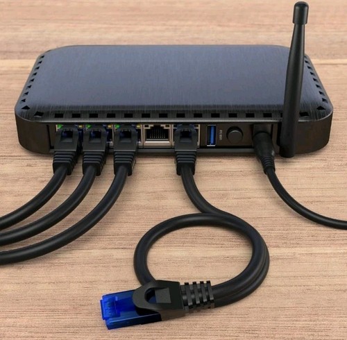 Câble KabelDirekt 10 Gbps & Fibre Optique Internet Speed Ethernet & LAN 5x 15m - Photo 4/9