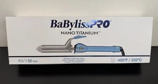BaBylissPRO Nano Titanium Spring Curling Iron Blue 32mm 1 1/4 BNT125S #NO3932 VK