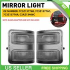 2x Side Mirror Light Housings For 2008-2016 Ford F250/F350/F450/F550 Super Duty