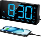Digital Alarm Clocks for Bedrooms, Digital Clock with 4 Level Brightness +Off.