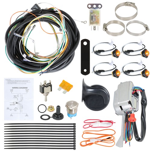 Fit For Polaris Can Am Honda US LED Turn Signal Light Kit Column Turn Switch - Picture 13 of 13