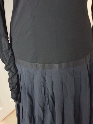 Gianfranco Ferre Designer Black Long Evening Dress Size 44 Backless 50% Silk - Picture 3 of 11