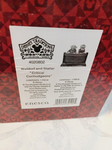 Walt Disney Showcase Collection Statler & Waldorf Figurine Muppets Jim Shore-NIB - Picture 19 of 19