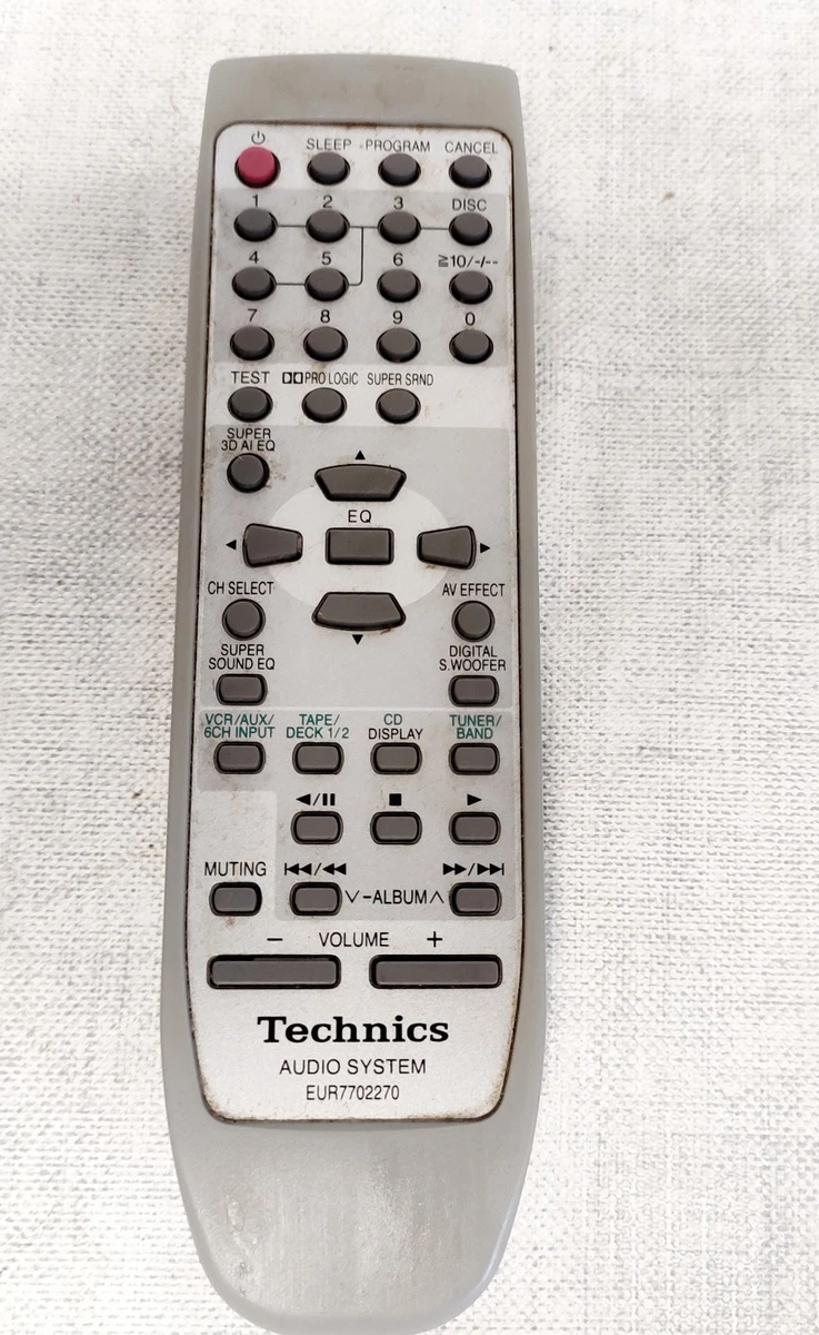 Mando a distancia original Technics EUR7702270 probado