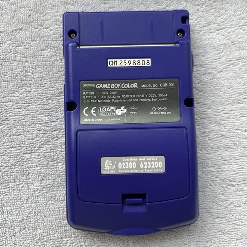 Game Boy Color Grape Purple Console Complete Boxed ,Manuals & Case - VGC! - Picture 4 of 19