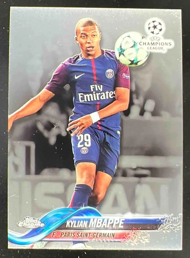 2017 Topps Chrome UEFA Champions League #41 Kylian Mbappe
