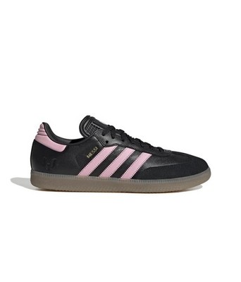 New Adidas Samba Messi Indoor Core Black Gold Metallic Pink Mens Sz 9 - JP7845