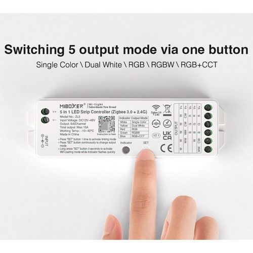Miboxer 5in1 LED Controller ZL5 WL5 LS2 Alexa Google Voice B8 S2W WL-Box Gateway - Picture 26 of 66