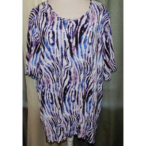 Maggie Barnes size 3X stretch blend artsy Fall pull over top plus size womens - Picture 1 of 6