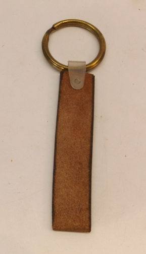 Personalized Leather Keychain, Engraving, Handcrafted "KAREN" - Picture 2 of 2