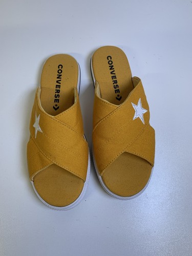 Ciabatte Converse One Star scamosciate donna taglia UK 5 senape - Foto 4 di 7