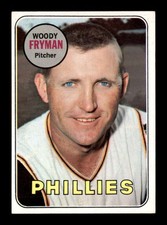 1969 Topps #51 Woody Fryman  EXMT/EXMT+ X2403692