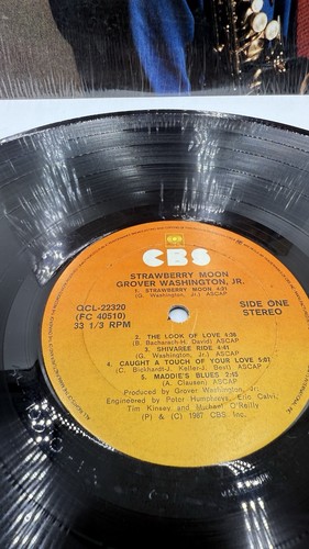 Grover Washington Jr. ~ Strawberry Moon ~ Philippines Masterdisk LP - Picture 10 of 17
