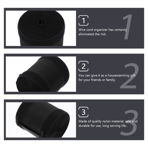 Wire Protector Office Cable Protectors for Wires Cords Grip Management - 第 11/12 張圖片