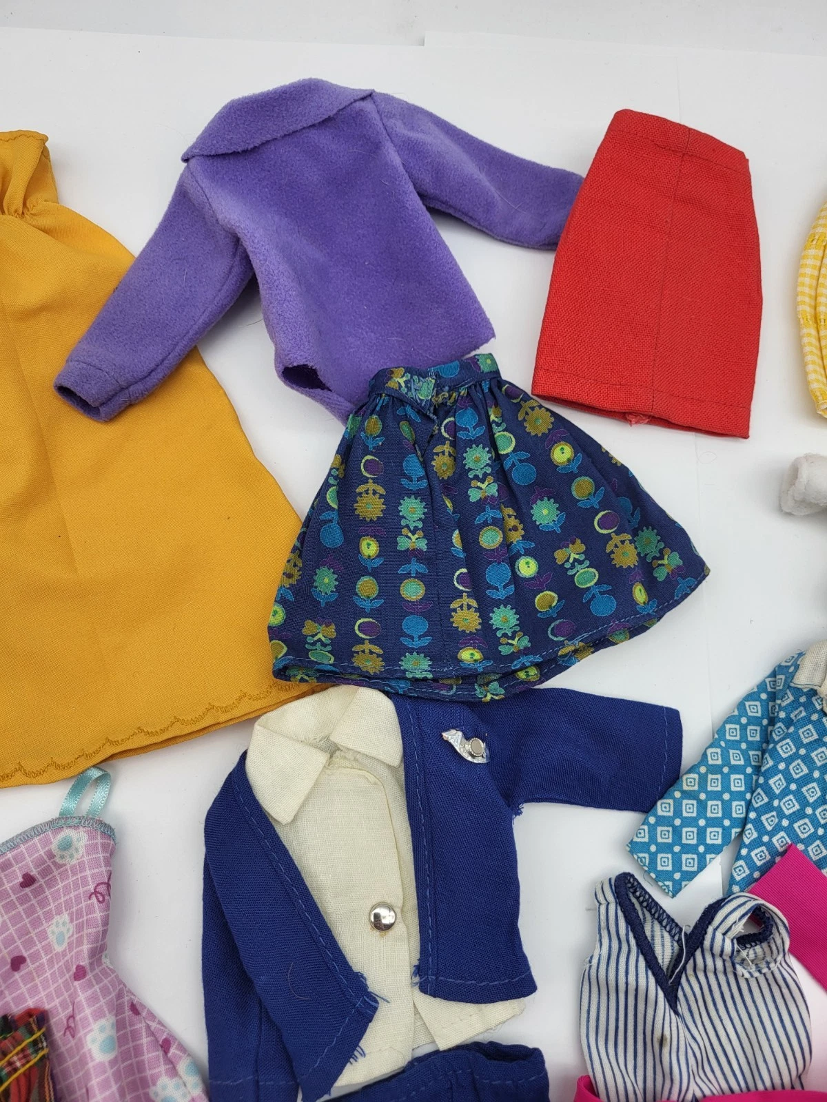  vintage barbie doll clothes outfits dress skirts 