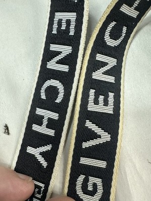 Givenchy Logo Strap Pandora Bag Nylon Black Crossbody Shoulder