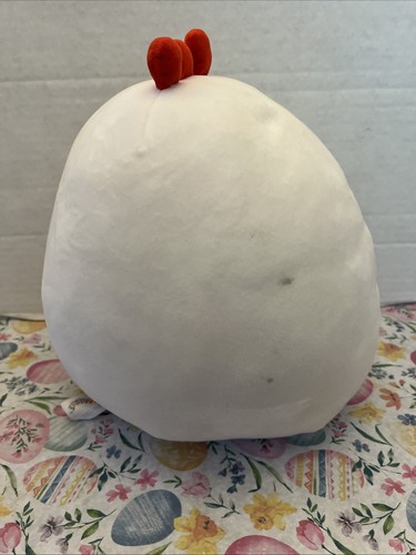 2024 11" KellyToy Squishmallows Spring Rooster Chicken Chick Flower Basket Plush - Picture 4 of 8