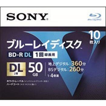 SONY Sony BD-R 50GB 2 capas paquete de 10 - Imagen 1 de 1