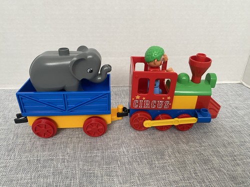 Lego Duplo Train Cars Circus Container Set Clown Elephant Brand New - Picture 3 of 5