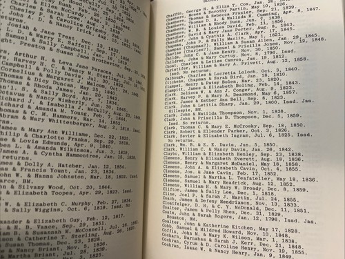 Marriages Of Blount County Tennessee 1795-1859 Edythe Rucker Whitley 1982 HC VG - Picture 8 of 8