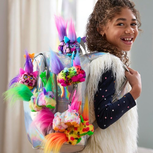 Furby DJ Furblets Pepp-Oh-Roni Mini elektronisches Plüschtier lustige Soundeffekte neu - Bild 5 von 7