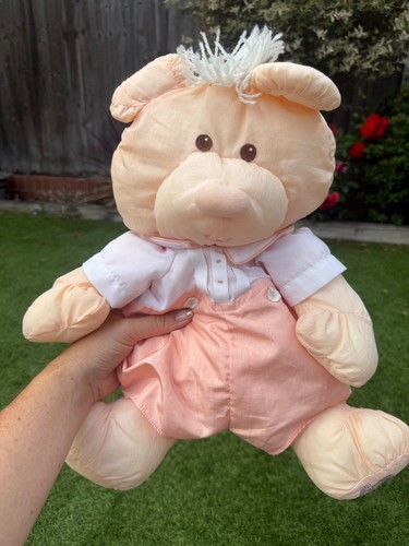 Vintage 1986 Fisher Price Puffalump Peach Teddy - Bild 7 von 7