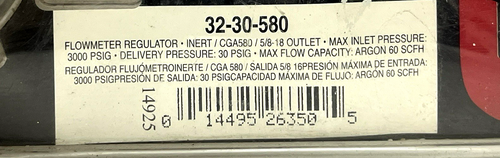 NEW Miller Smith 32-30-580 Flowmeter Regulator Series 30 - Picture 3 of 3