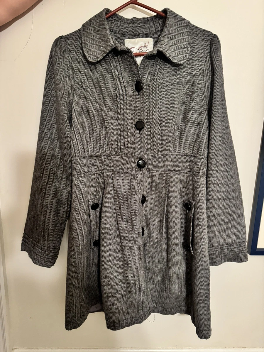 Pleated Gray Coats, Jackets & Vests for Women for sale | eBay