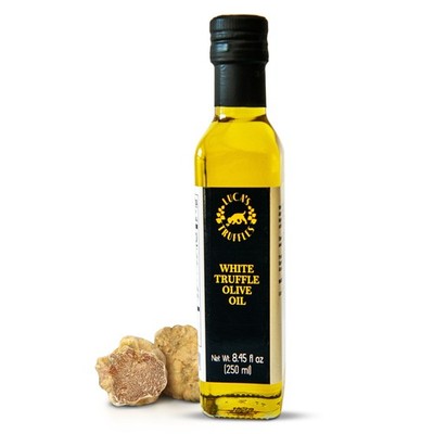 Luca's Truffles White Truffle Oil Infused -Non-GMO, Gluten-Free, 8.45 fl. oz