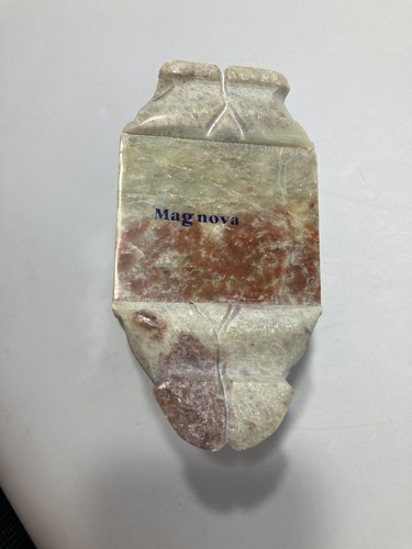 Marble Elephant Trinket Box by Magnova, Vintage Carved Decorative Ornament - Picture 8 of 9