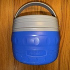 New ListingVintage Aladdin Blue 24oz Travel Divided Microwave Hot Food Storage Container