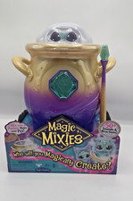 Magic Mixies Magical Misting Cauldron with Interactive 8 inch Blue Plush Toy