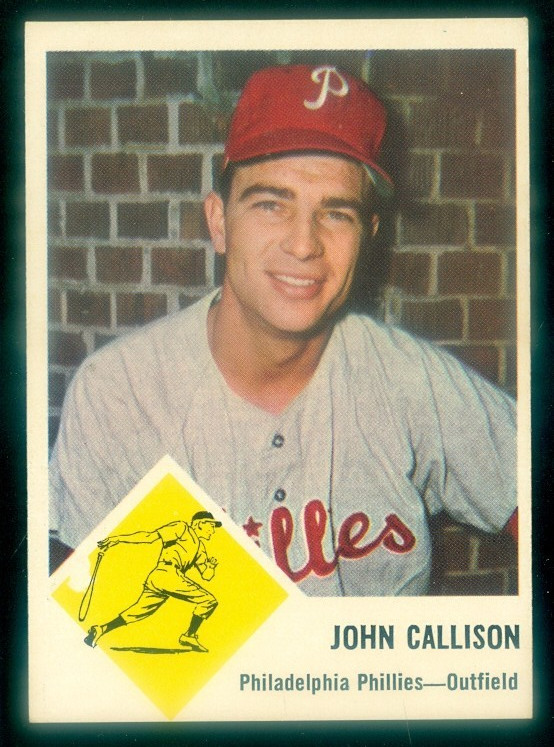 1963 FLEER #51 JOHN CALLISON EXMT