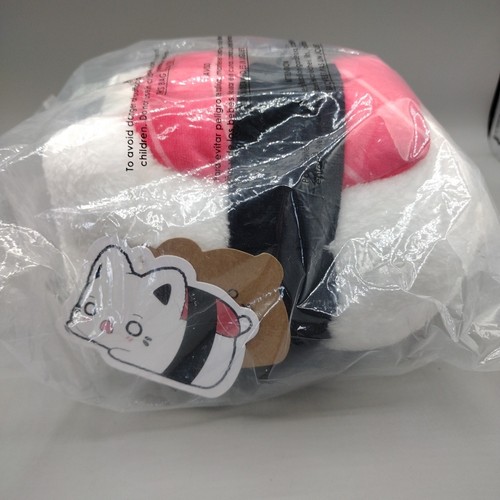 Meowchi Tasty Peach Tuna Sushi #86345 Private Collection White Cat Plush NEW - Picture 3 of 8