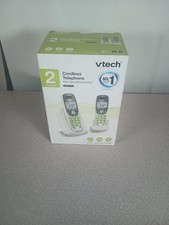 White VTech 2 Cordless Caller ID Telephone Handset NEW OPEN BOX  CS6114-2