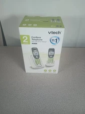 White VTech 2 Cordless Caller ID Telephone Handset (NEW OPEN BOX) #CS6114-2