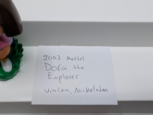 Dora the Explorer Vinyl Figure, ~3", 2003, Mattel, Viacom / Nickelodeon - Picture 2 of 7