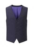 SKOPES Mens Wool Blend Darwin Navy Waist Coat