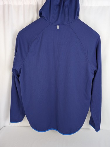 Eddie Bauer First Ascent Men's XL Blue 1/4 Zip Hoodie Thumbholes - Picture 8 of 16