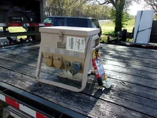 MILITARY SURPLUS GENERATOR POWER DISTRIBUTION PANEL BOX 60 AMP 3 PHASE US ARMY