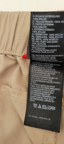 Pantalone convertibile The North Face uomo XXL kaki escursionismo outdoor orlo zip - Foto 13 di 21
