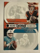 Joe Burrow / Tua Tagovailoa 2020 Panini Contenders #RN-BT Round Numbers miami