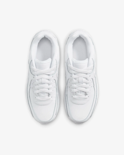 Nike Air Max 90 (GS) HF6358-102 Sneakers Kids White Silver Running Shoes TF5556 - Picture 53 of 56